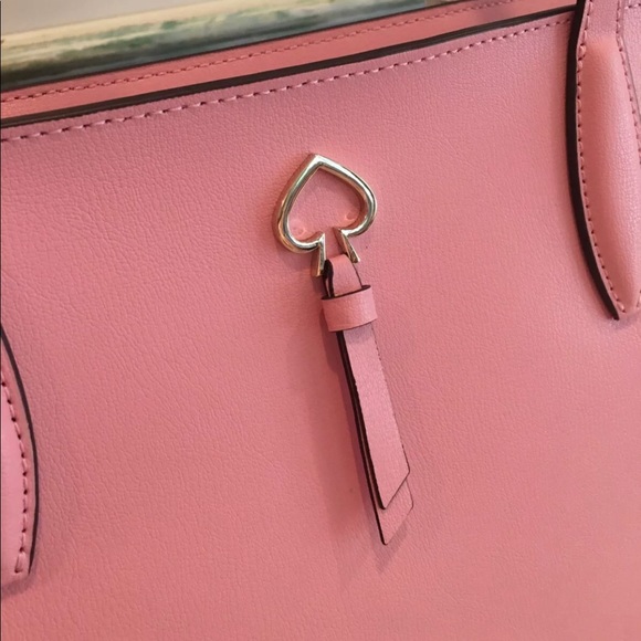 KATE SPADE ADEL LARGE TOTE SHOULDER BAG CARNATION - Picture 6 of 11